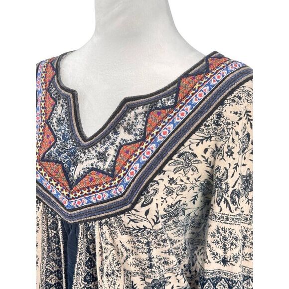Anthropologie Akemi + Kin Boho Tunic Top, EUC Sz S Festival, Boho Top, chic vibe - Picture 3 of 11